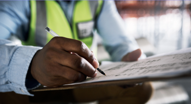 Worker with list