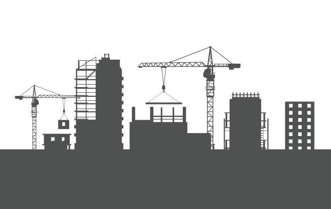 Silhouette construction graphic